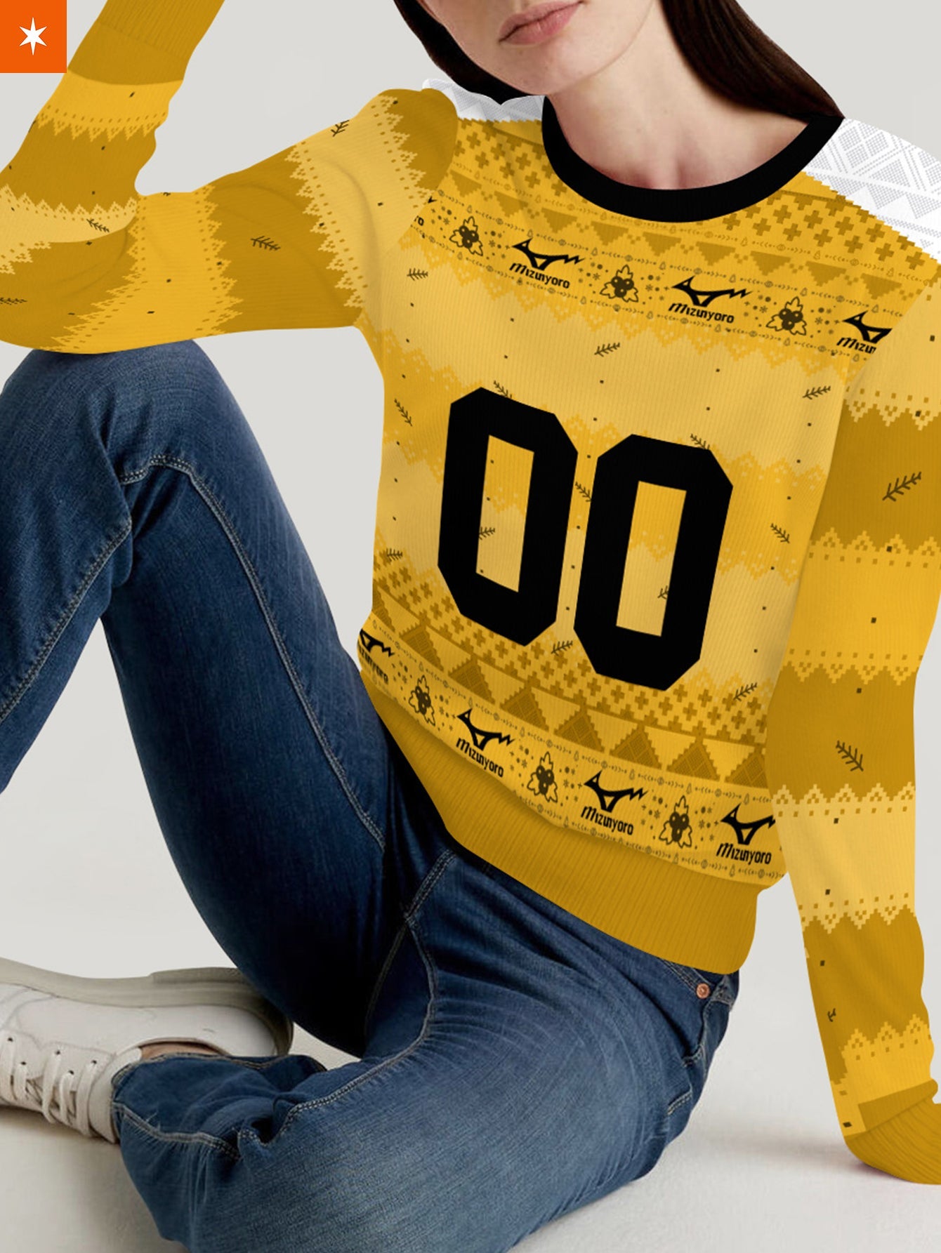 Fandomaniax - Personalized Team Johzenji Christmas Unisex Wool Sweater