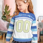 Fandomaniax - Personalized Team Kamomedai Christmas Kids Unisex Wool Sweater