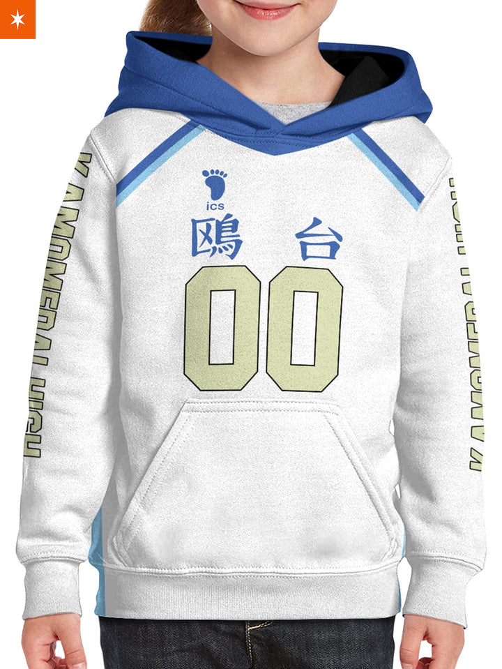 Fandomaniax - Personalized Team Kamomedai Kids Unisex Pullover Hoodie