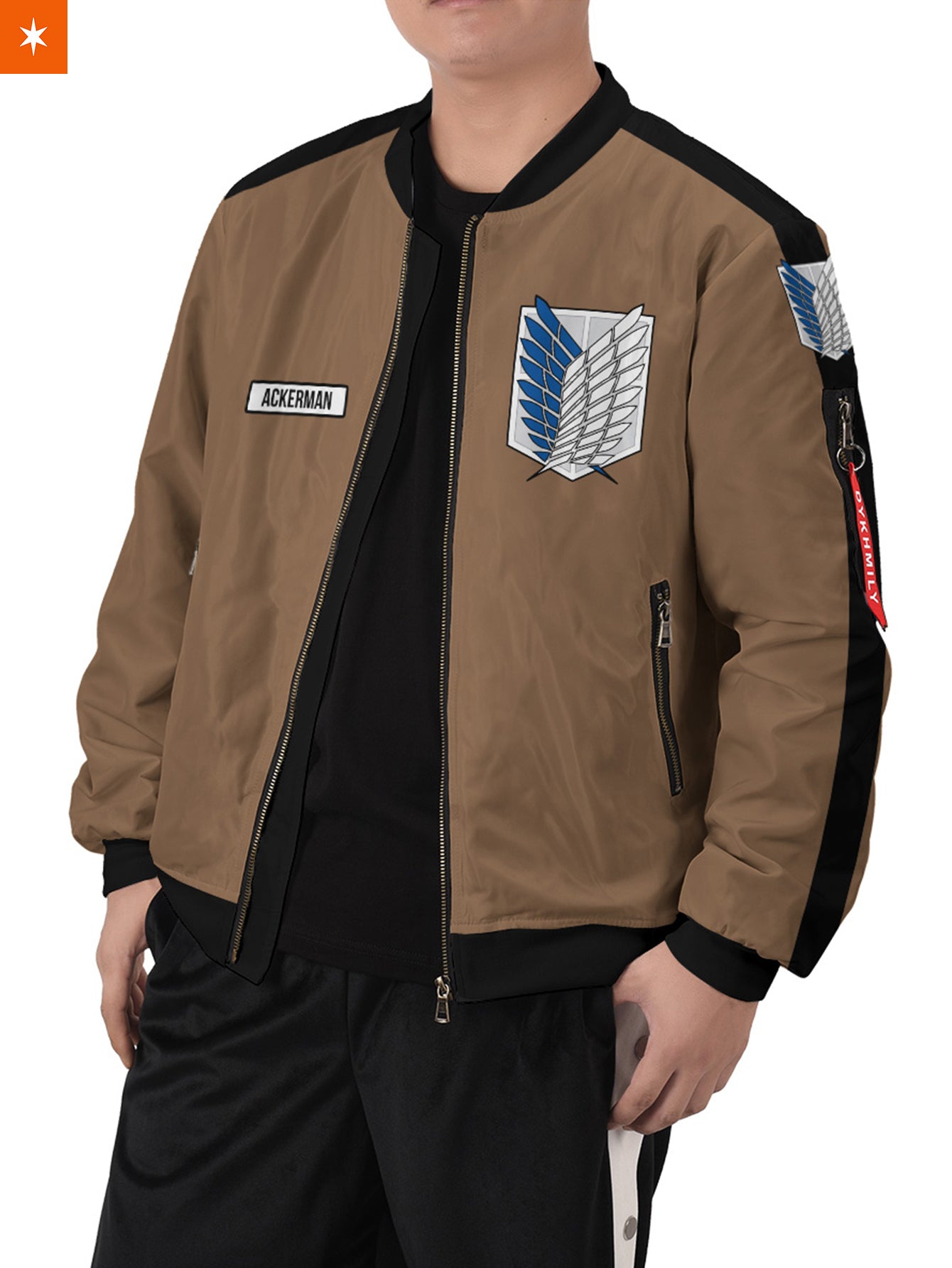 Fandomaniax - Personalized Team Levi Bomber Jacket
