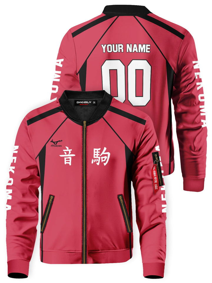 Fandomaniax - Personalized Team Nekoma Bomber Jacket