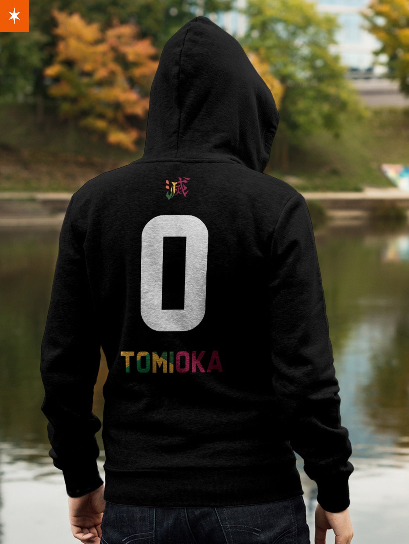 Fandomaniax - Personalized Tomioka Giyu Unisex Zipped Hoodie