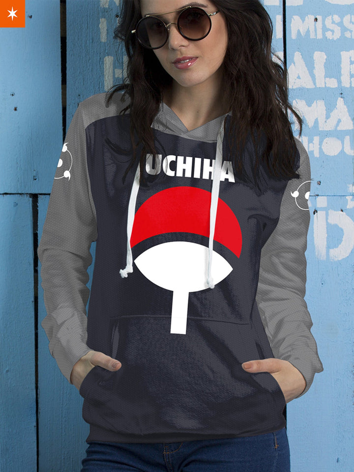 Fandomaniax - Personalized Uchiha Fire Unisex Pullover Hoodie