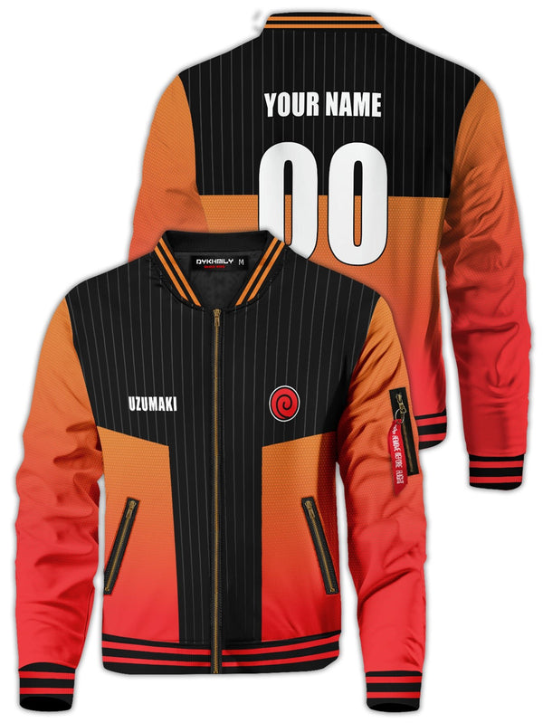 Fandomaniax - Personalized Uzumaki Clan Bomber Jacket