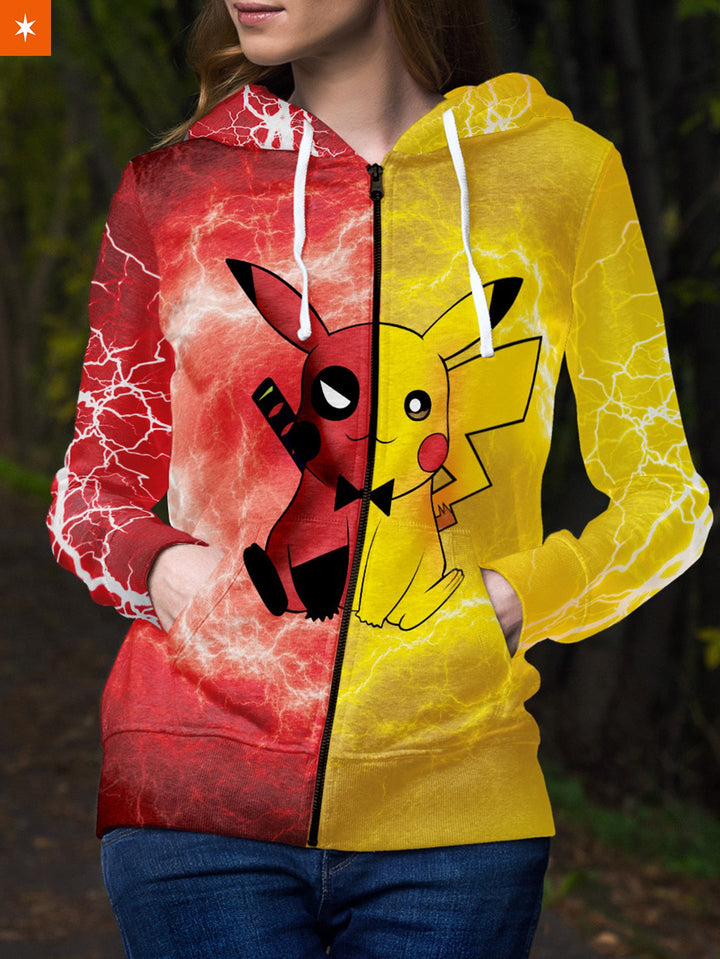 Fandomaniax - Pikapool Union Unisex Zipped Hoodie