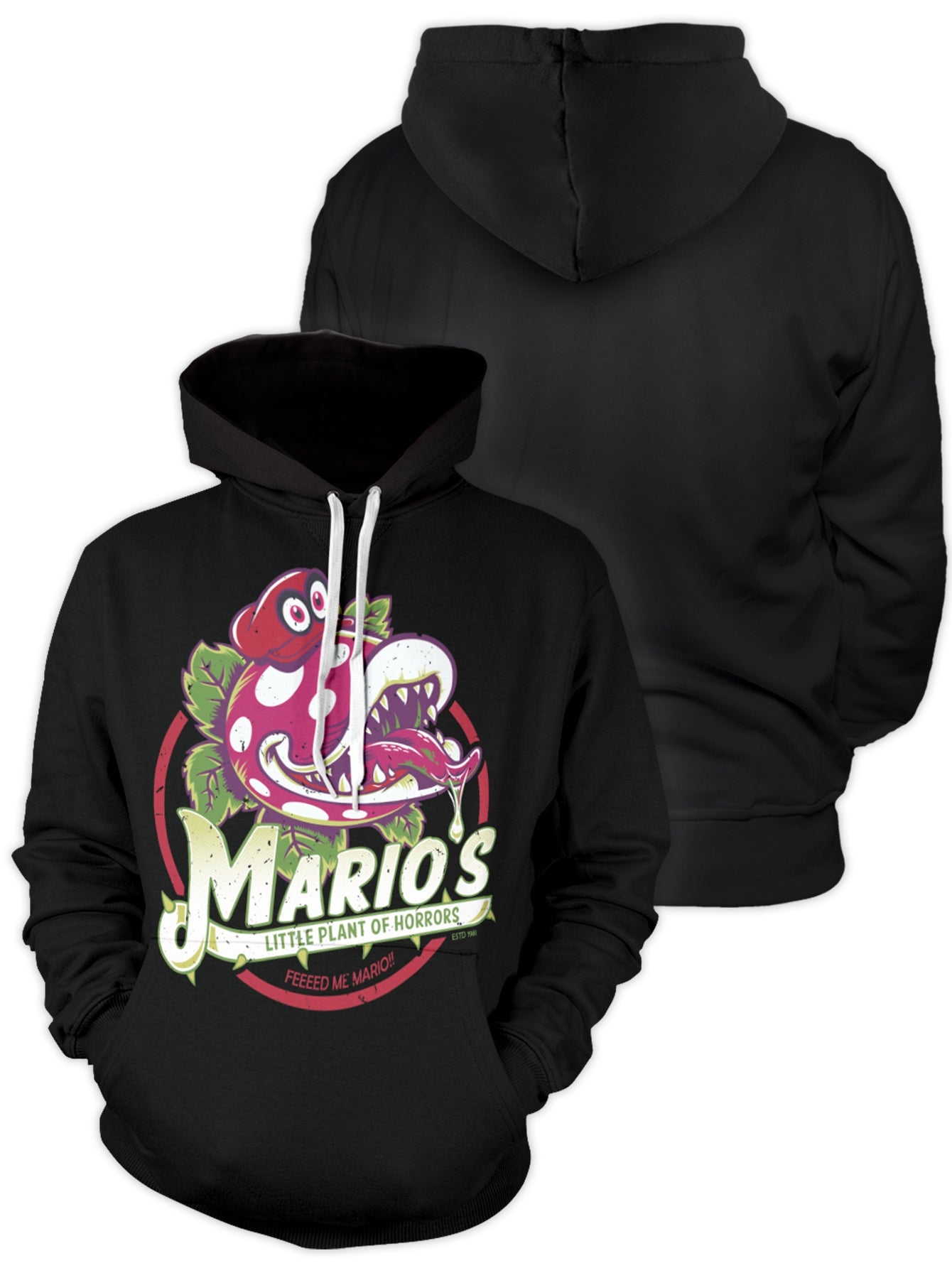 Fandomaniax - Plant of Horrors Unisex Pullover Hoodie
