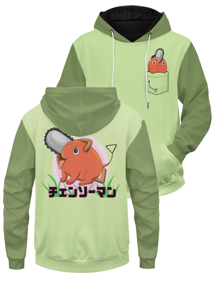 Fandomaniax - Pochita Unisex Pullover Hoodie