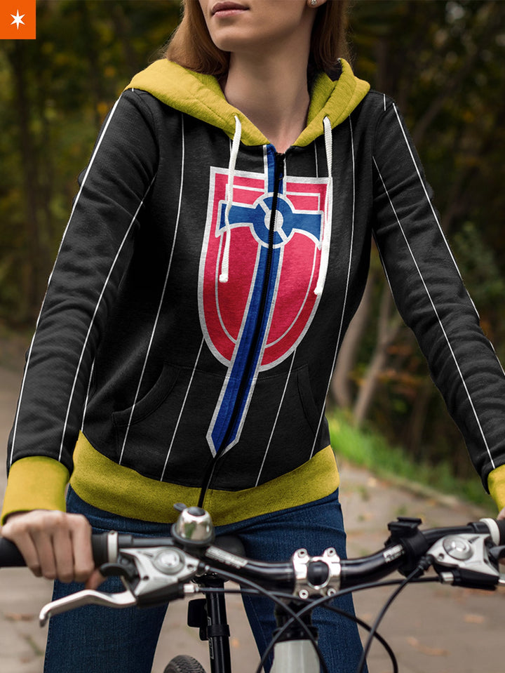 Fandomaniax - [Buy 1 Get 1 SALE] Poke Champion Uniform Unisex Zipped Hoodie