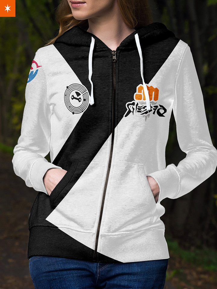 Fandomaniax - [Buy 1 Get 1 SALE] Poke Fighting Uniform Unisex Zipped Hoodie