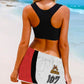 Fandomaniax - [Buy 1 Get 1 SALE] Poke Fire Uniform Women Beach Shorts