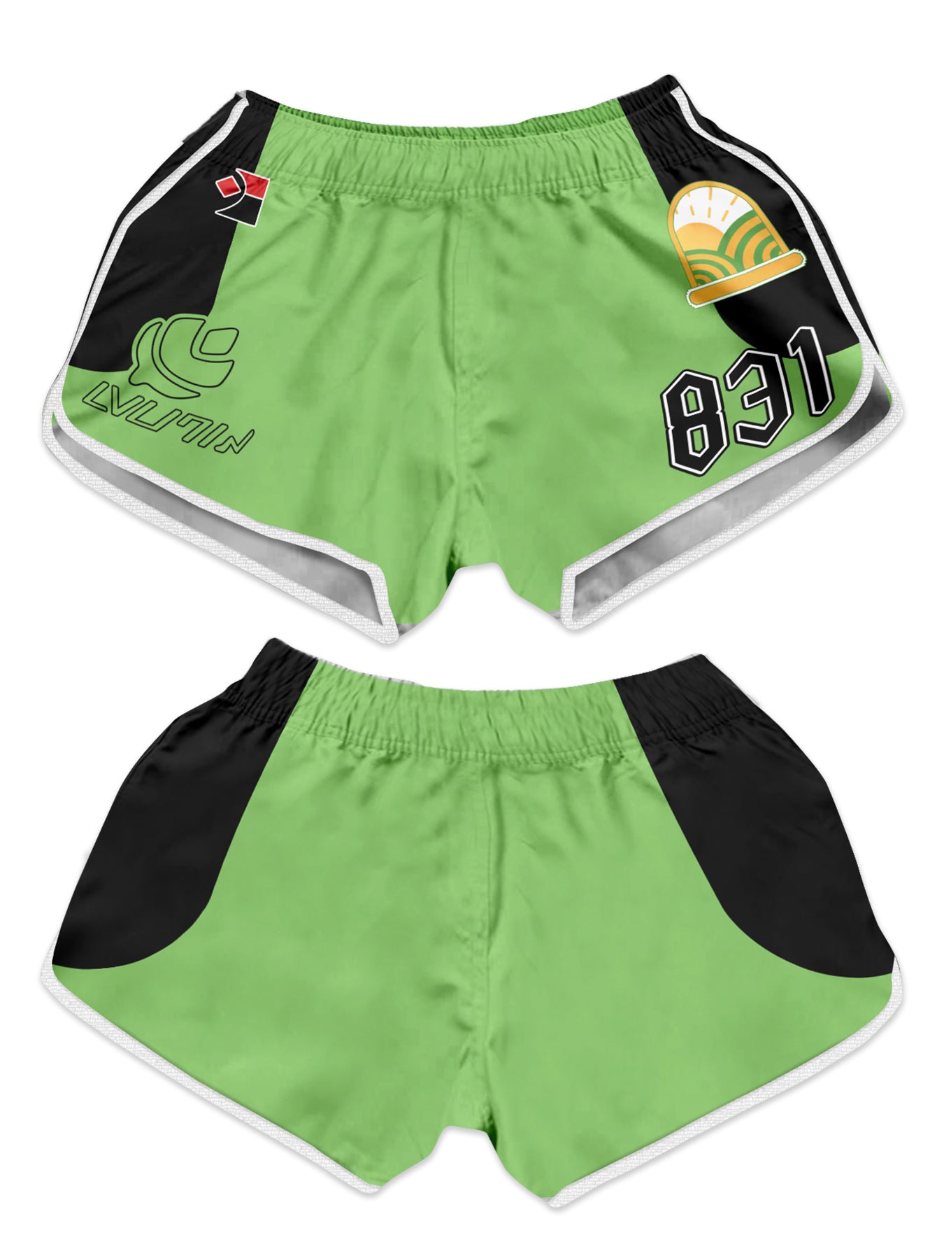 Fandomaniax - [Buy 1 Get 1 SALE] Poke Grass Uniform Women Beach Shorts