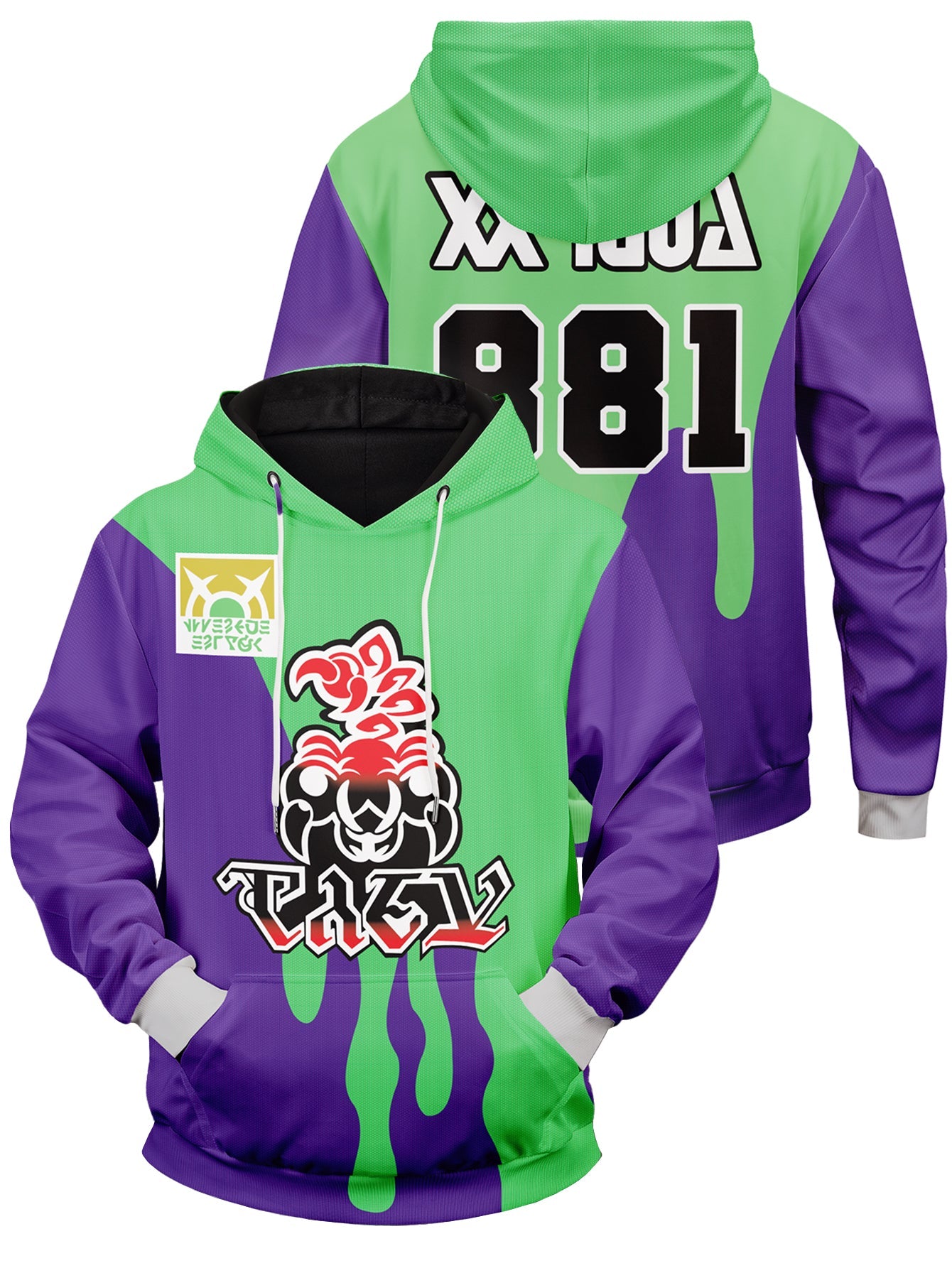 Fandomaniax - [Buy 1 Get 1 SALE] Poke Poison Uniform Unisex Pullover Hoodie