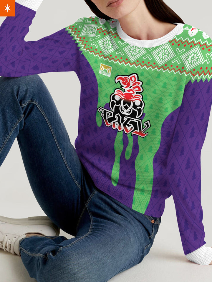 Fandomaniax - [Buy 1 Get 1 SALE] Poke Poison Uniform Unisex Wool Sweater