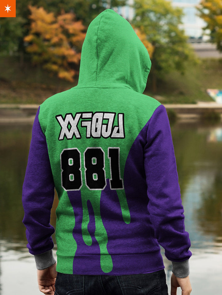 Fandomaniax - [Buy 1 Get 1 SALE] Poke Poison Uniform Unisex Zipped Hoodie