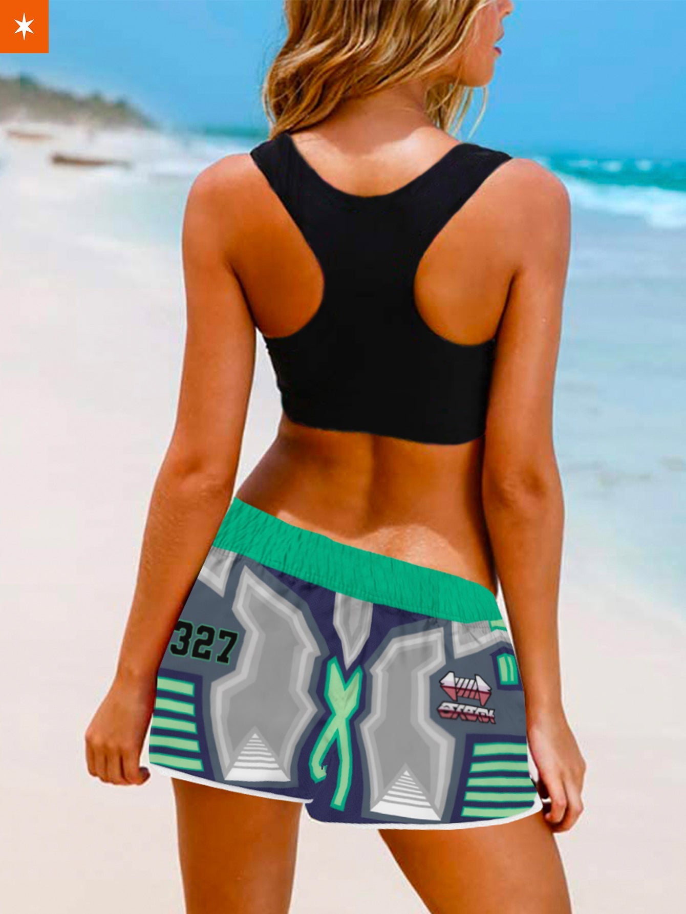 Fandomaniax - [Buy 1 Get 1 SALE] Poke Steel Uniform Women Beach Shorts