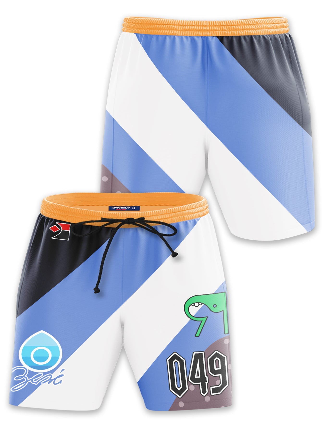 Fandomaniax - [Buy 1 Get 1 SALE] Poke Water Uniform Beach Shorts
