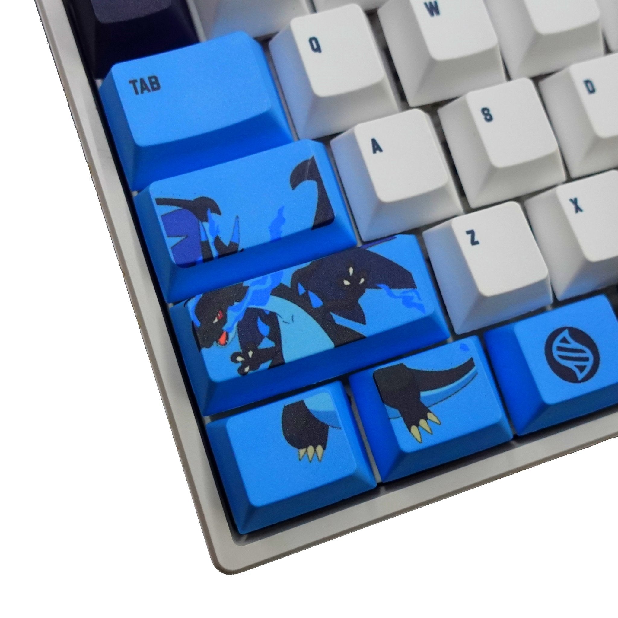 109 keys Pokemon Keycaps | Charizard X Keycaps | Cool Anime Keycap Sets ...