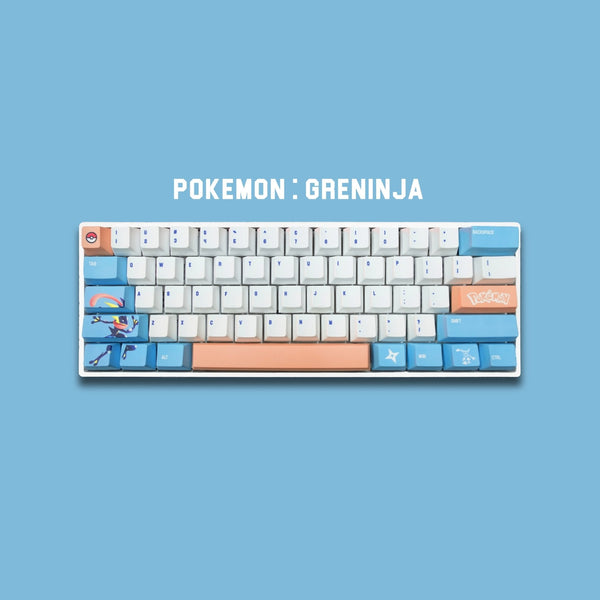 Pokemon Keycaps | Greninja Keycaps - Goblintechkeys