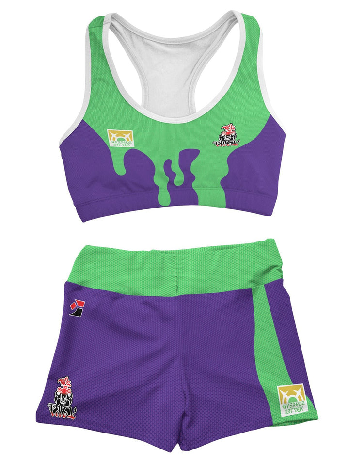 Fandomaniax - [Buy 1 Get 1 SALE] Pokemon Poison Uniform Active Wear Set