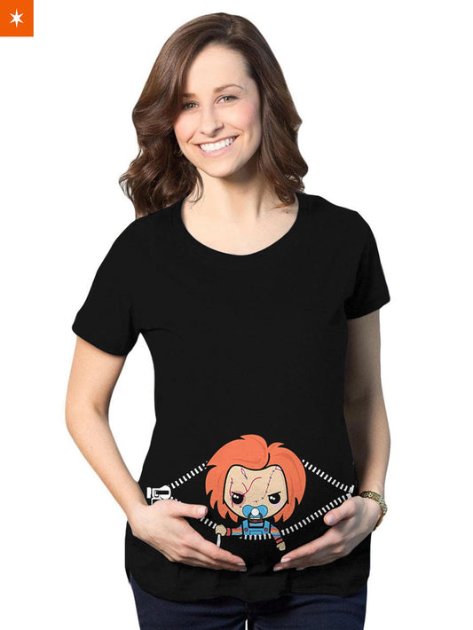 Fandomaniax - Pregnant with Chucky Maternity T-Shirt
