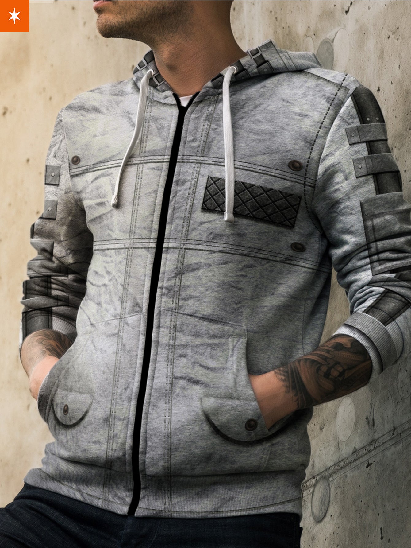 Pubg clearance leather hoodie