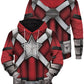 Fandomaniax - Red Guardian Unisex Pullover Hoodie
