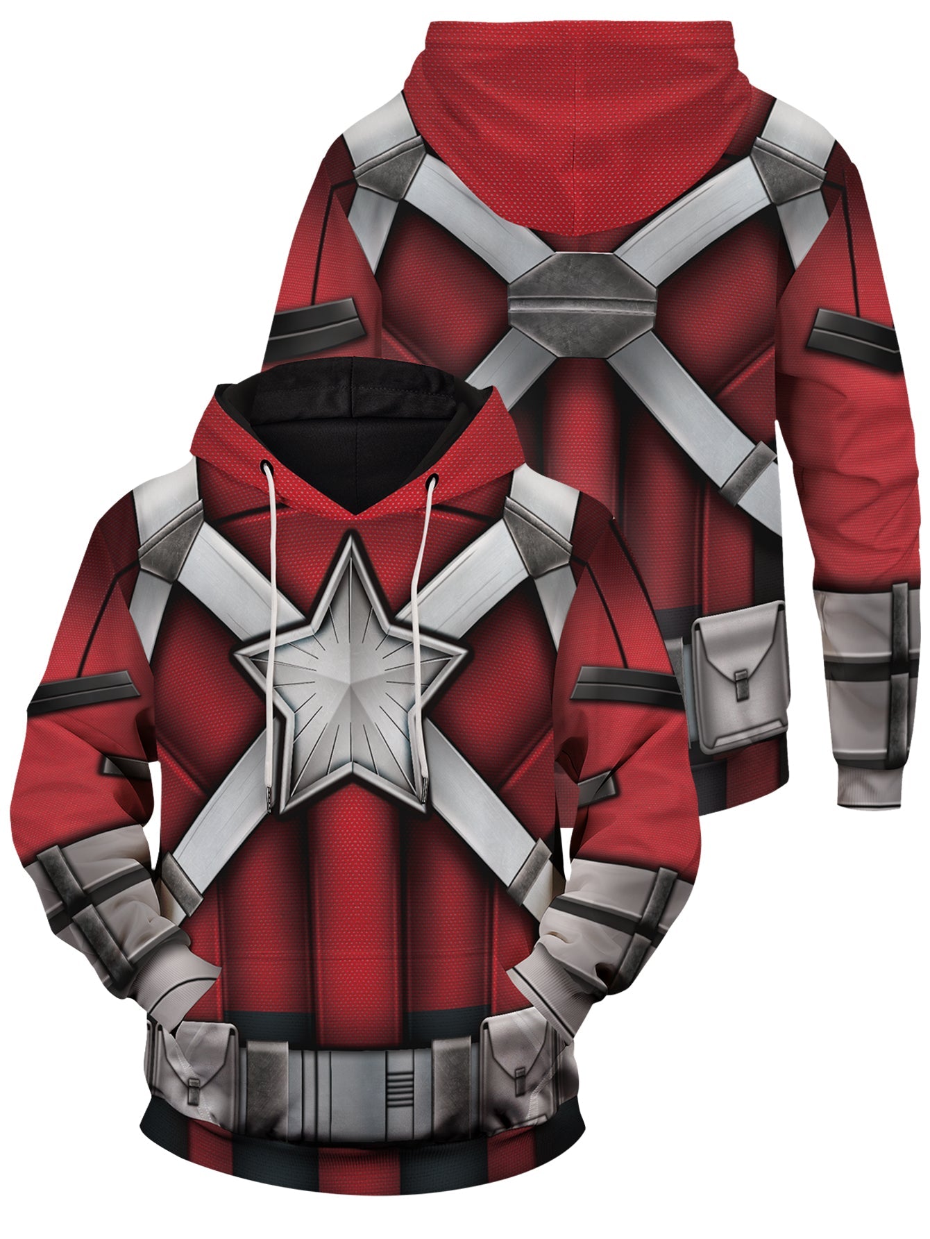 Fandomaniax - Red Guardian Unisex Pullover Hoodie