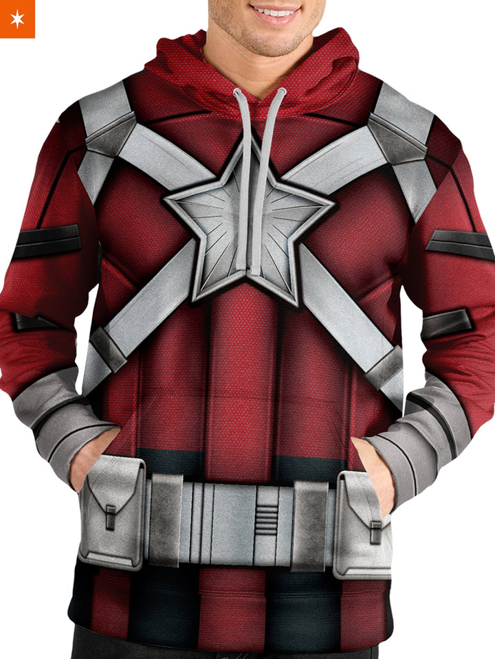 Fandomaniax - Red Guardian Unisex Pullover Hoodie