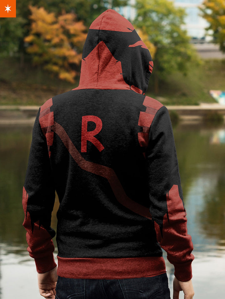 Fandomaniax - Red Riot Kirishima Unisex Zipped Hoodie