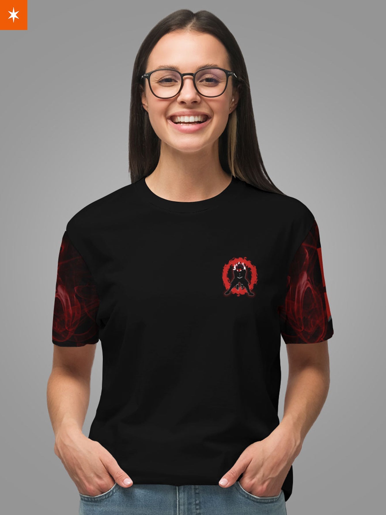 Fandomaniax - Red Tanjiro Unisex T-Shirt