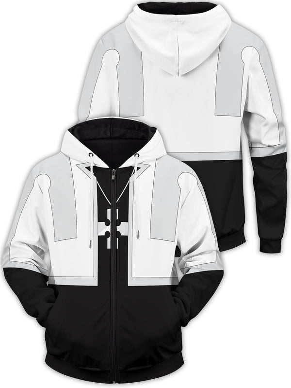 Fandomaniax - Rekka Hoshimiya Fire Force Unisex Zipped Hoodie