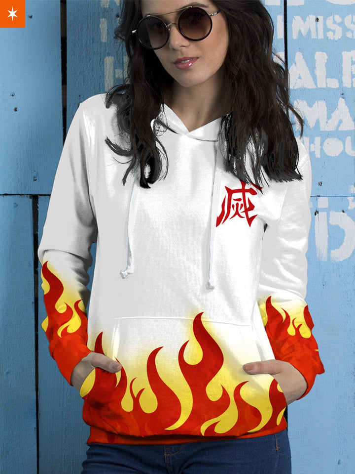 Fandomaniax - Rengoku Spirit Unisex Pullover Hoodie