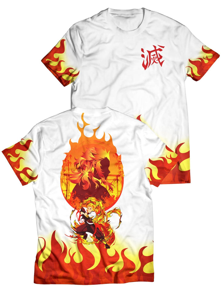 Fandomaniax - Rengoku Spirit Unisex T-Shirt