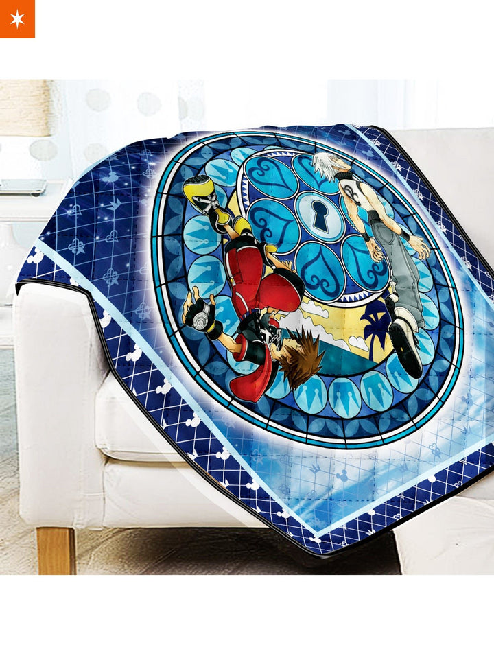 Fandomaniax - Riku and Sora Quilt Blanket