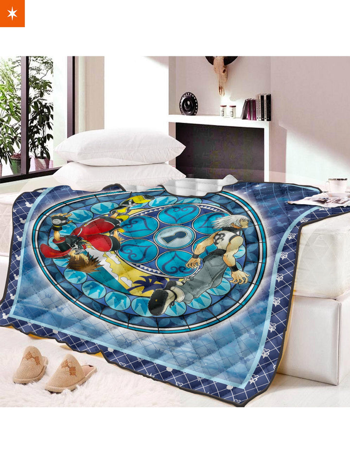 Fandomaniax - Riku and Sora Quilt Blanket