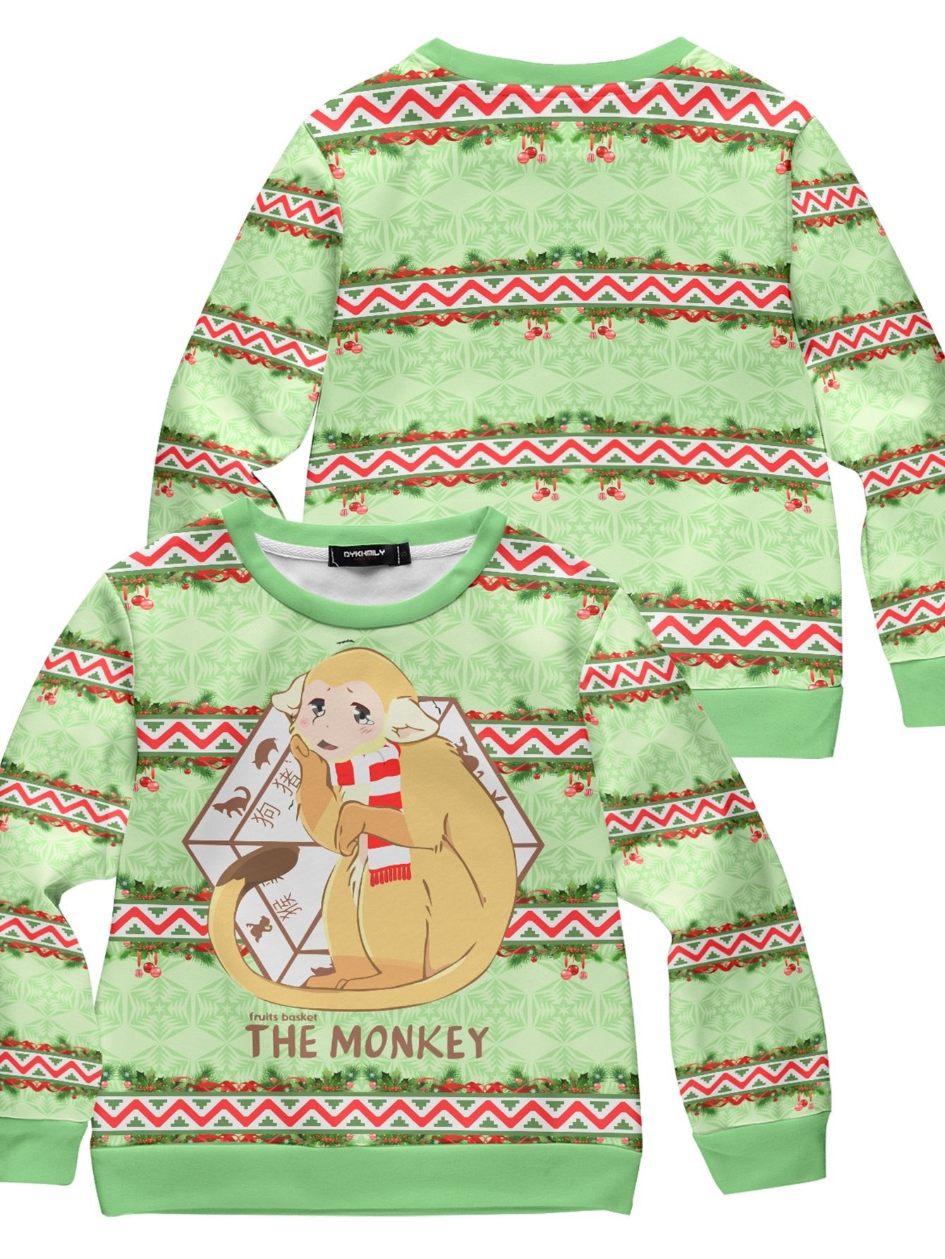 Fandomaniax - Ritsu The Monkey Kids Unisex Wool Sweater