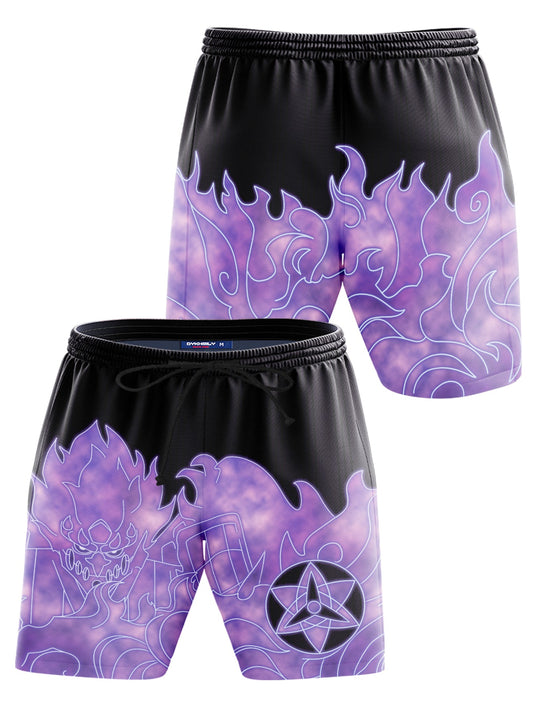 Fandomaniax - Sasuke Armor Beach Shorts