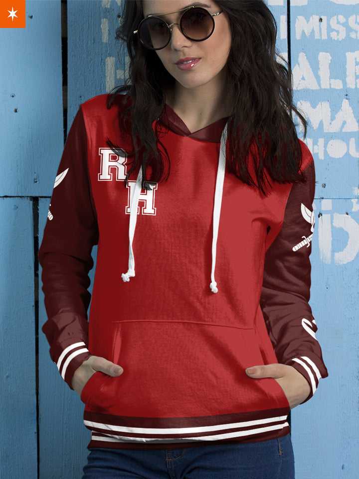 Fandomaniax - Red Hair Jersey Unisex Pullover Hoodie