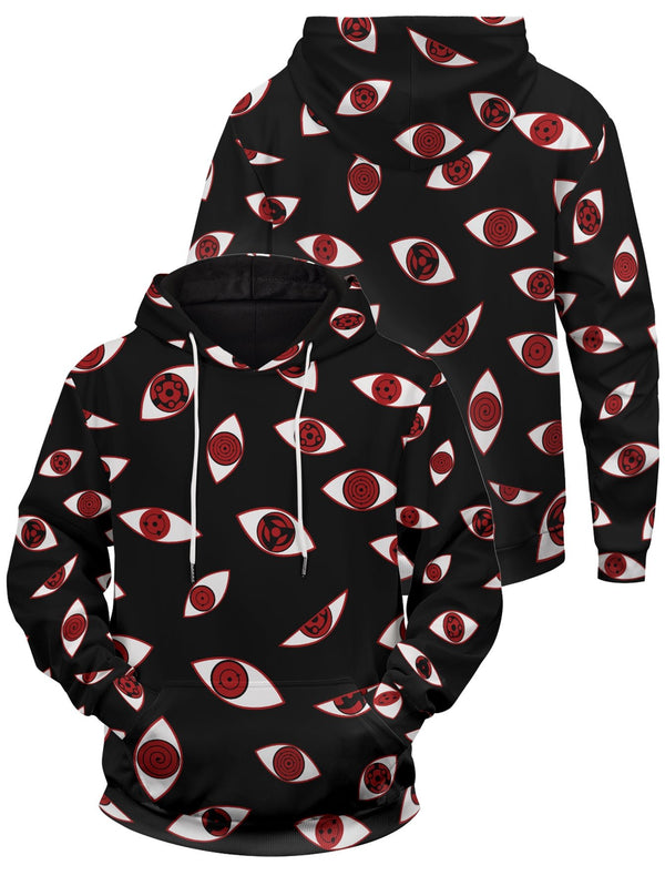 Fandomaniax - Sharingan Eyes V2 Unisex Pullover Hoodie