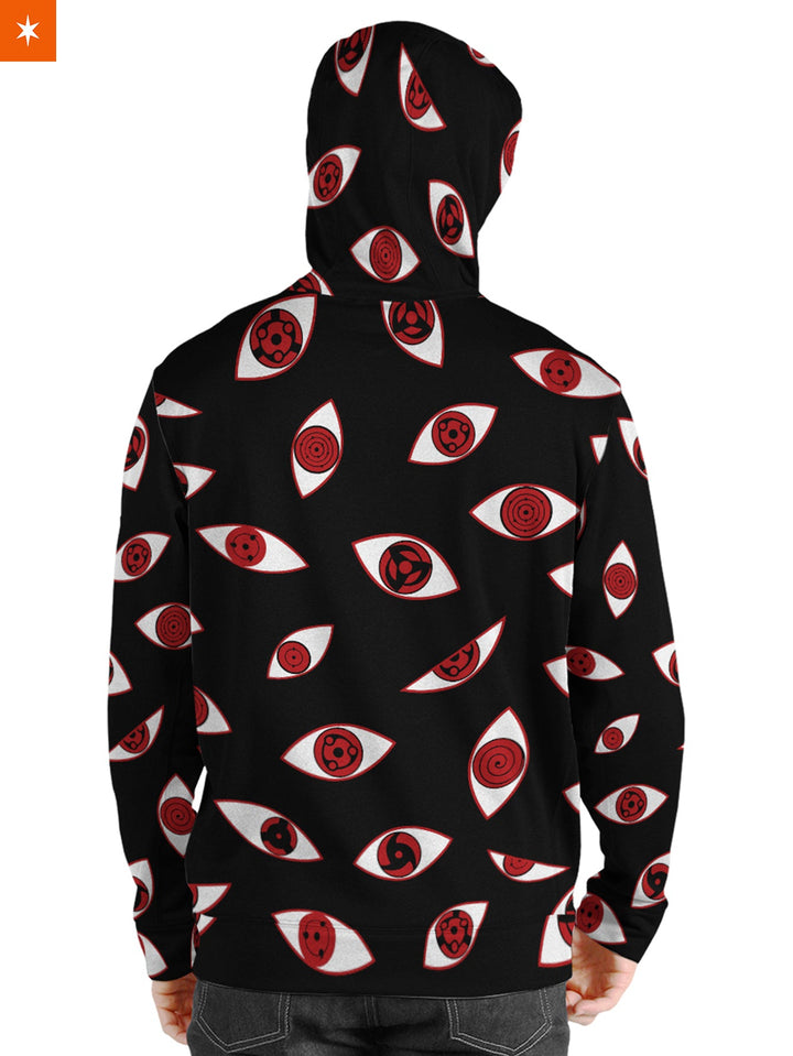 Fandomaniax - Sharingan Eyes V2 Unisex Pullover Hoodie