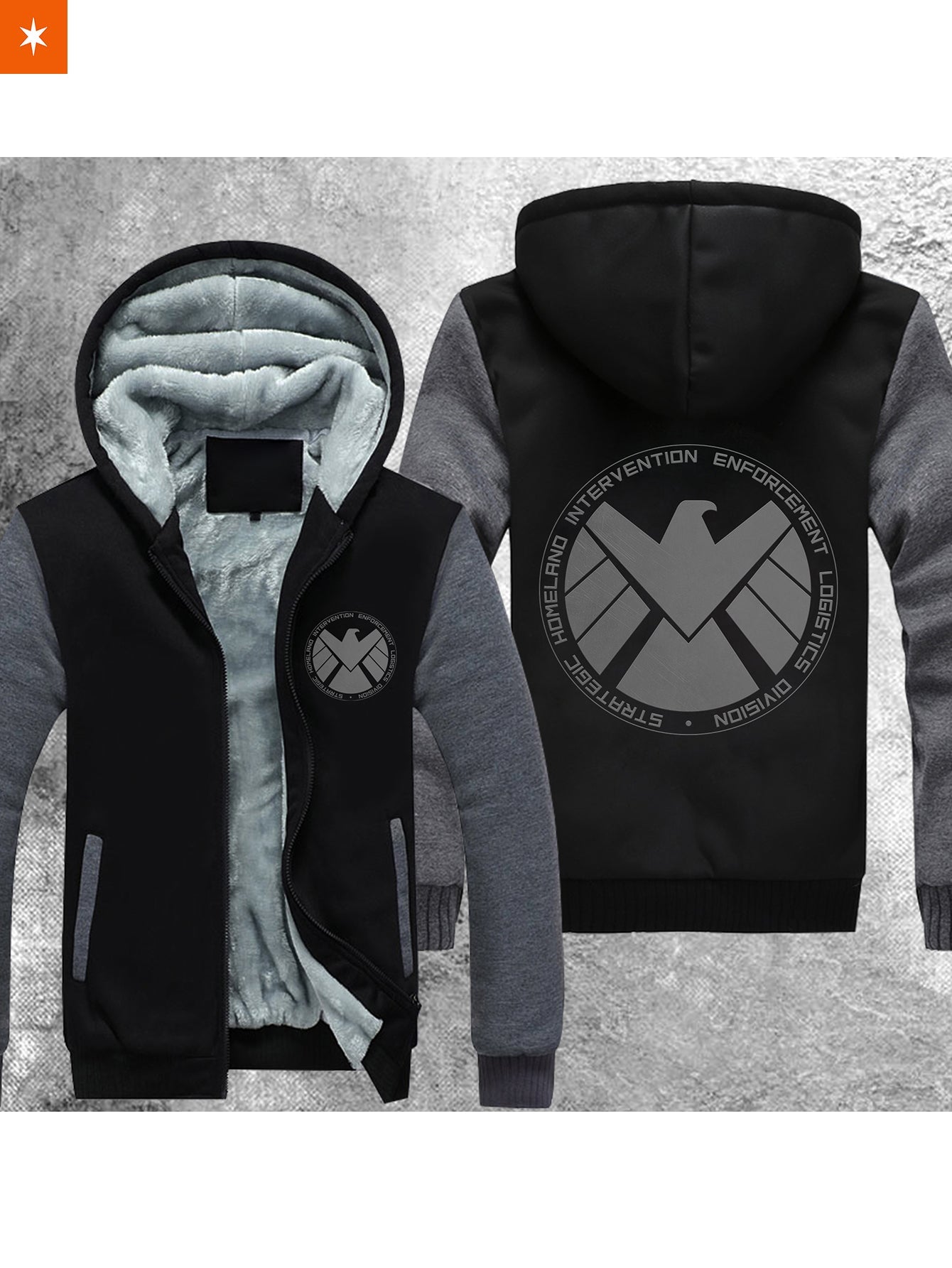 Fandomaniax- Shield Velvet Hoodie