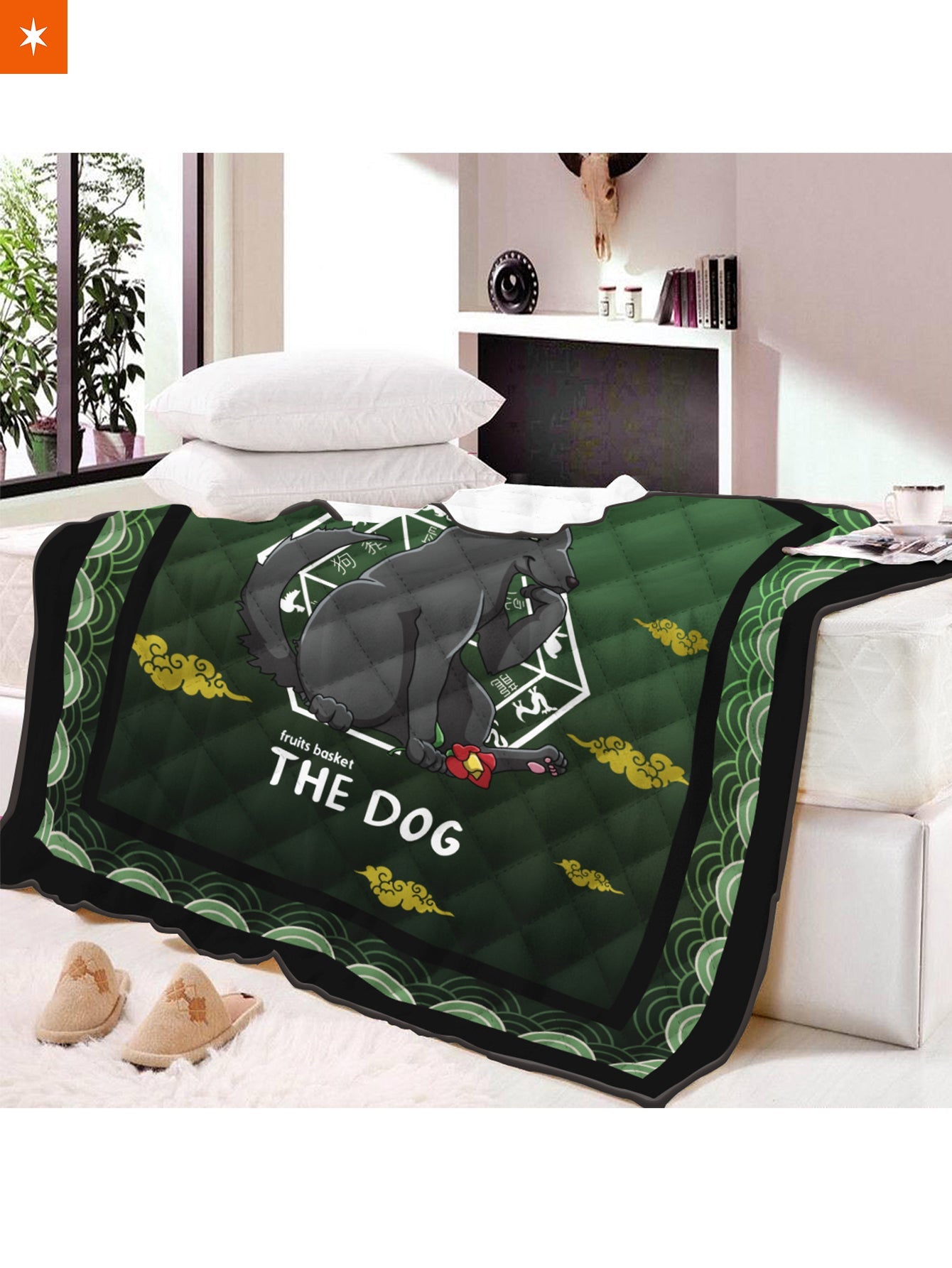 Fandomaniax - Shigure the Dog Quilt Blanket