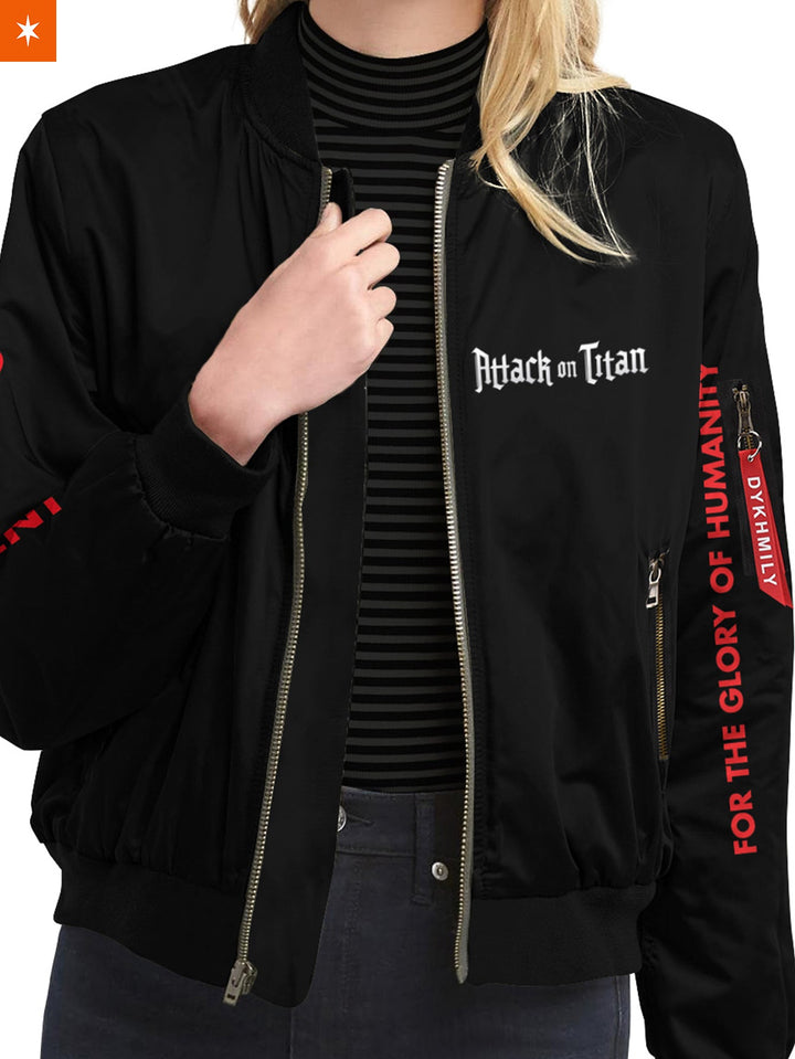 Fandomaniax - Shingeki No Kyojin Bomber Jacket