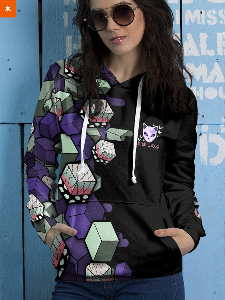 Fandomaniax - Shinobu Cube Unisex Pullover Hoodie