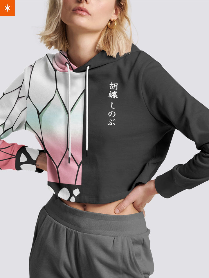 Fandomaniax - Shinobu Fashion Cropped Hoodie