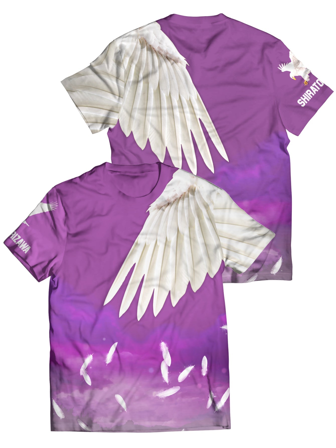 Fandomaniax - Shiratorizawa White Eagle Unisex T-Shirt