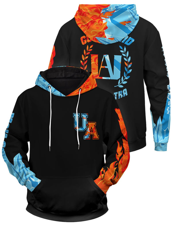 Fandomaniax - Shoto Fire Ice Unisex Pullover Hoodie