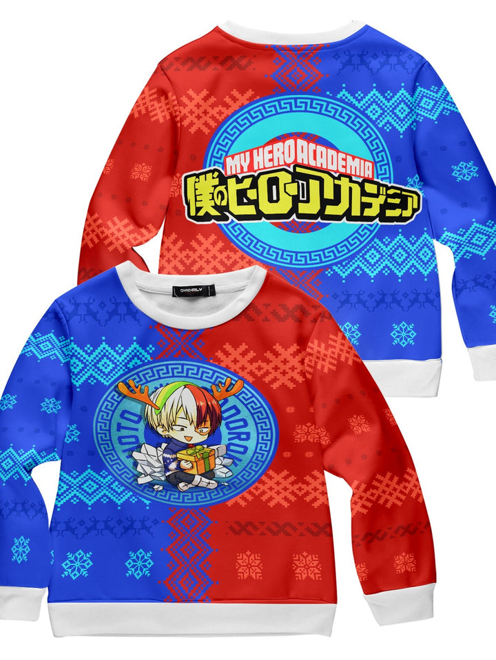 Fandomaniax - Shoto Xmas Kids Unisex Wool Sweater