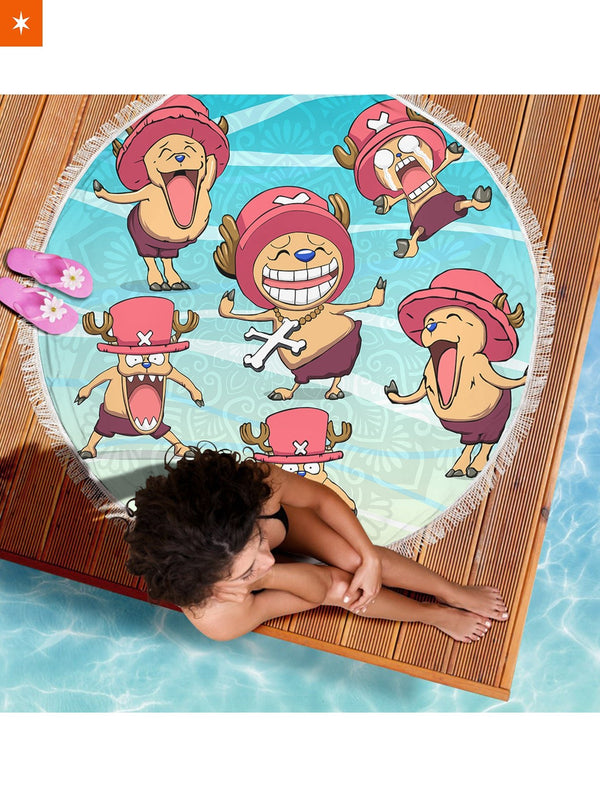 Fandomaniax - Silly Fluffy Round Beach Towel