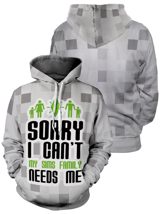 Fandomaniax - Sims Family Unisex Pullover Hoodie